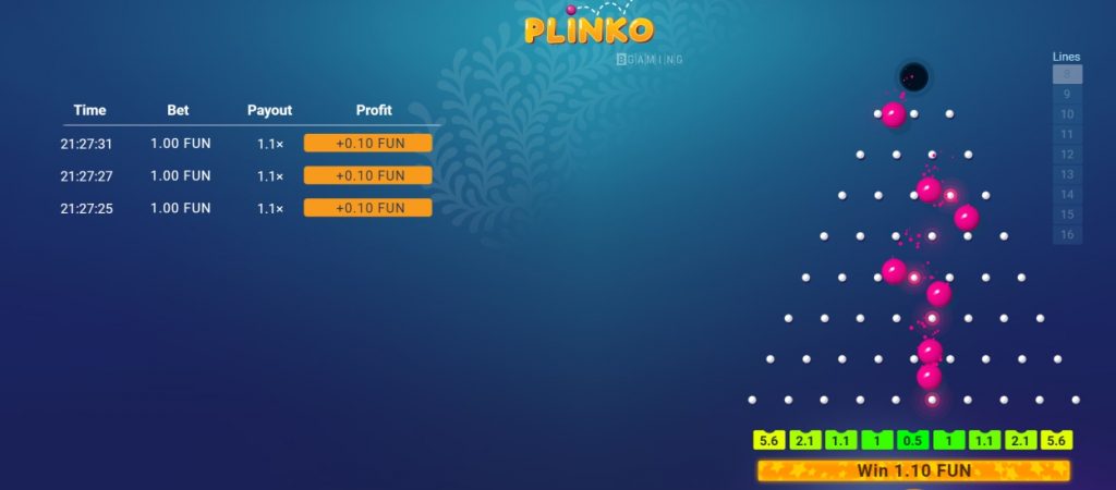 Solana Online Plinko