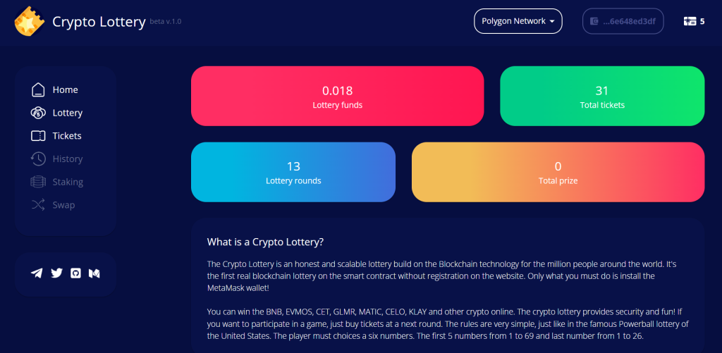 A lotaria de criptomoedas é legal?