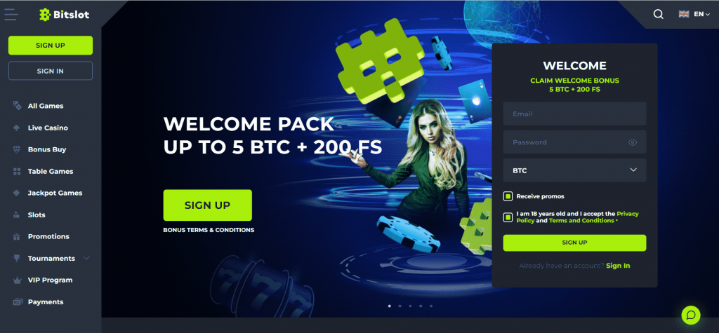 BitSlot Casino Oyunları